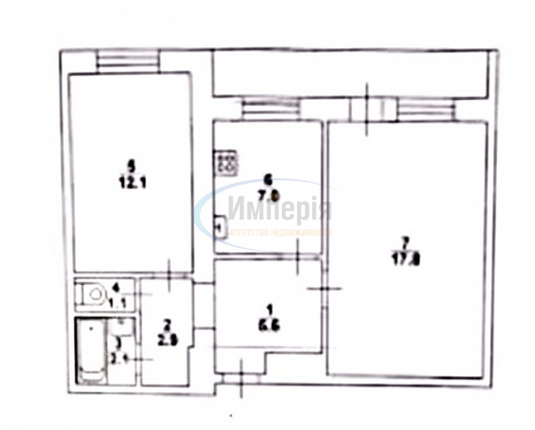 2-к квартира, 52 кв.м., Фрунзенский, Казачья Б. улица, 79/85
