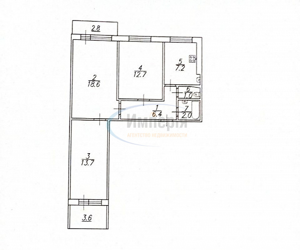 3-к квартира, 61 кв.м., Ленинский, Буровая улица, 17