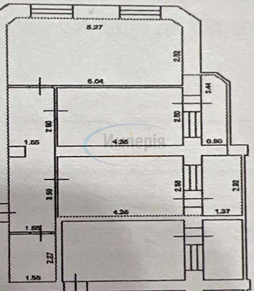 2-к квартира, 57 кв.м. (№22254)